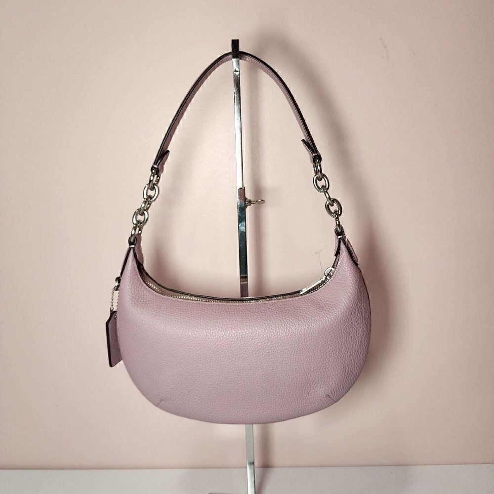 NWT Coach Payton Hobo In Signature Canvas CE619 Ice Purple - Picture 4 of 6
